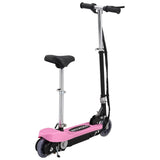 Trottinette électrique avec siège 120 W Rose