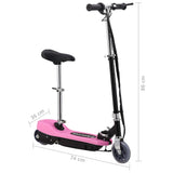 Trottinette électrique avec siège 120 W Rose