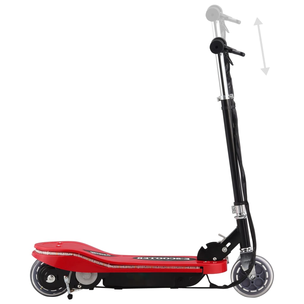 Trottinette électrique avec LED 120 W Rouge