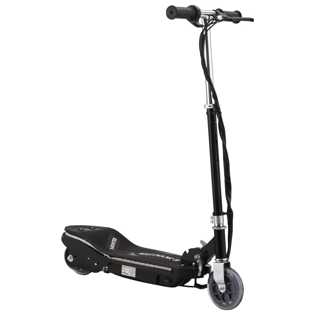 Trottinette électrique avec LED 120 W Noir