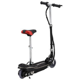 Trottinette pour enfants avec selle et LED 120 W noir