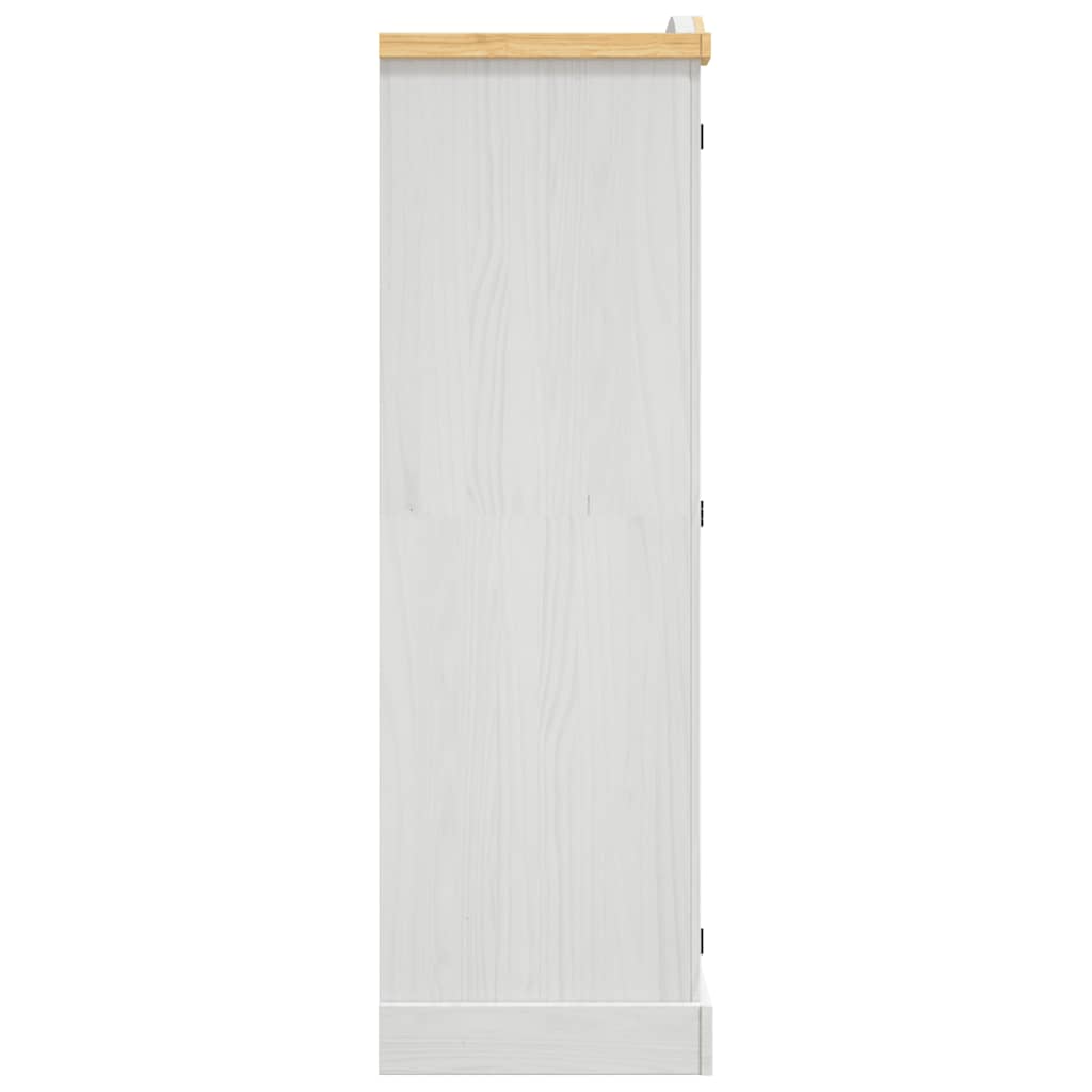 Wardrobe with 3 doors Corona range Mexican pine White