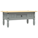 Table basse Pin mexicain Gamme Corona Gris 100x55x44 cm