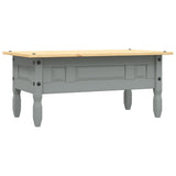 Table basse Pin mexicain Gamme Corona Gris 100x55x44 cm