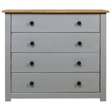 Side cabinet Grey 80x40x73 cm Pine Panama Assortment