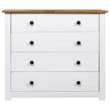 Side cabinet White 80x40x73 cm Pine Panama Assortment