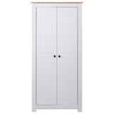 Garde-robe Blanc 80x50x171,5 cm Pin massif Assortiment Panama