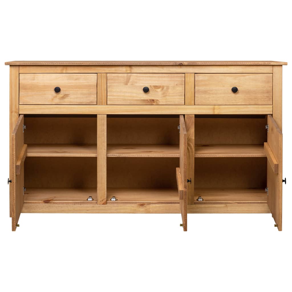 Buffet 135x40x80 cm Solid pine Panama assortment