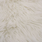 Tapis 60 x 90 cm Peau de mouton synthétique Blanc