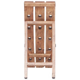 Bottle rack for 15 bottles solid mahogany wood