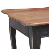 Table basse Noir 120x60x45 cm Bois d'acajou massif