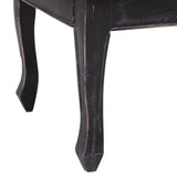 Table basse Noir 120x60x45 cm Bois d'acajou massif