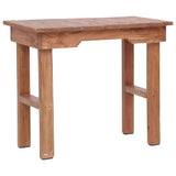 Table d'appoint 70x35x60 cm bois d'acajou massif