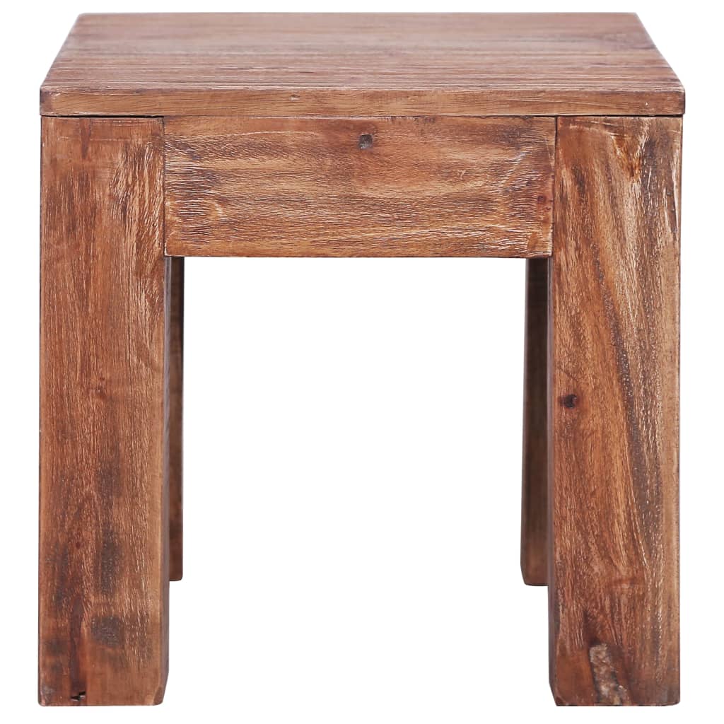 Table basse 30x30x30 cm bois d'acajou massif