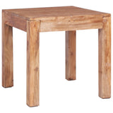 Table basse 53x50x50 cm bois d'acajou massif