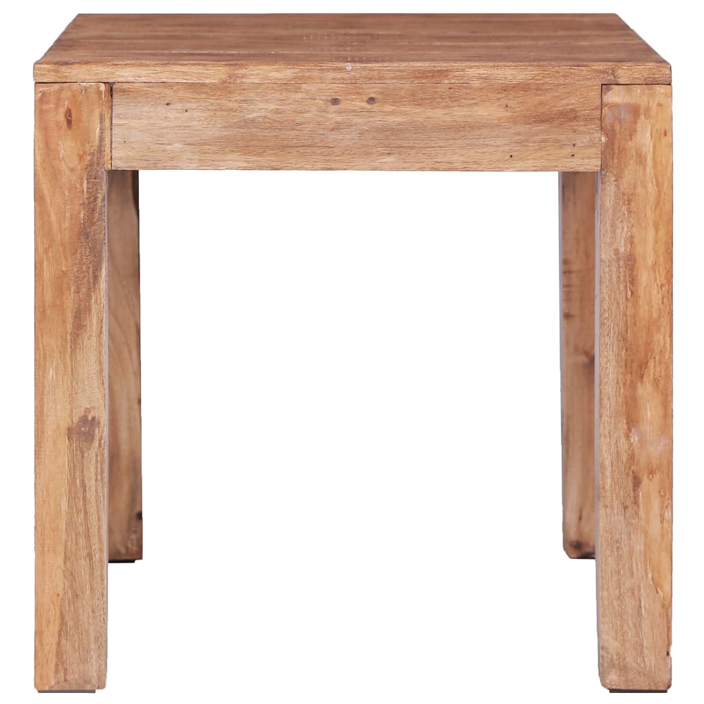 Table basse 53x50x50 cm bois d'acajou massif