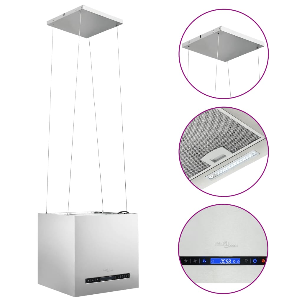 37cm LCD Touch Sensor Hanging Hood Stainless Steel