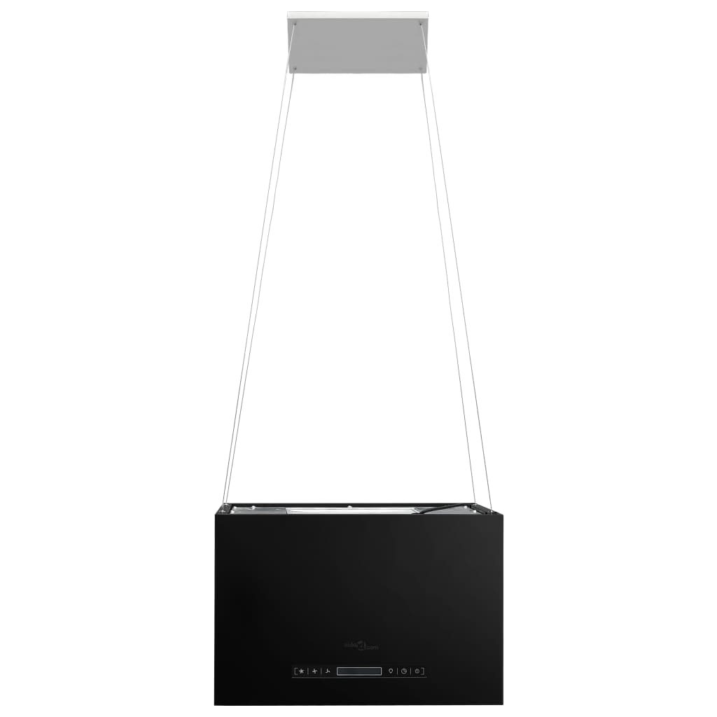 Wandhaube mit LCD-Touchscreen 55 cm. Pulverbeschichteter Stahl