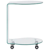 Table basse 45x40x58 cm Verre trempé