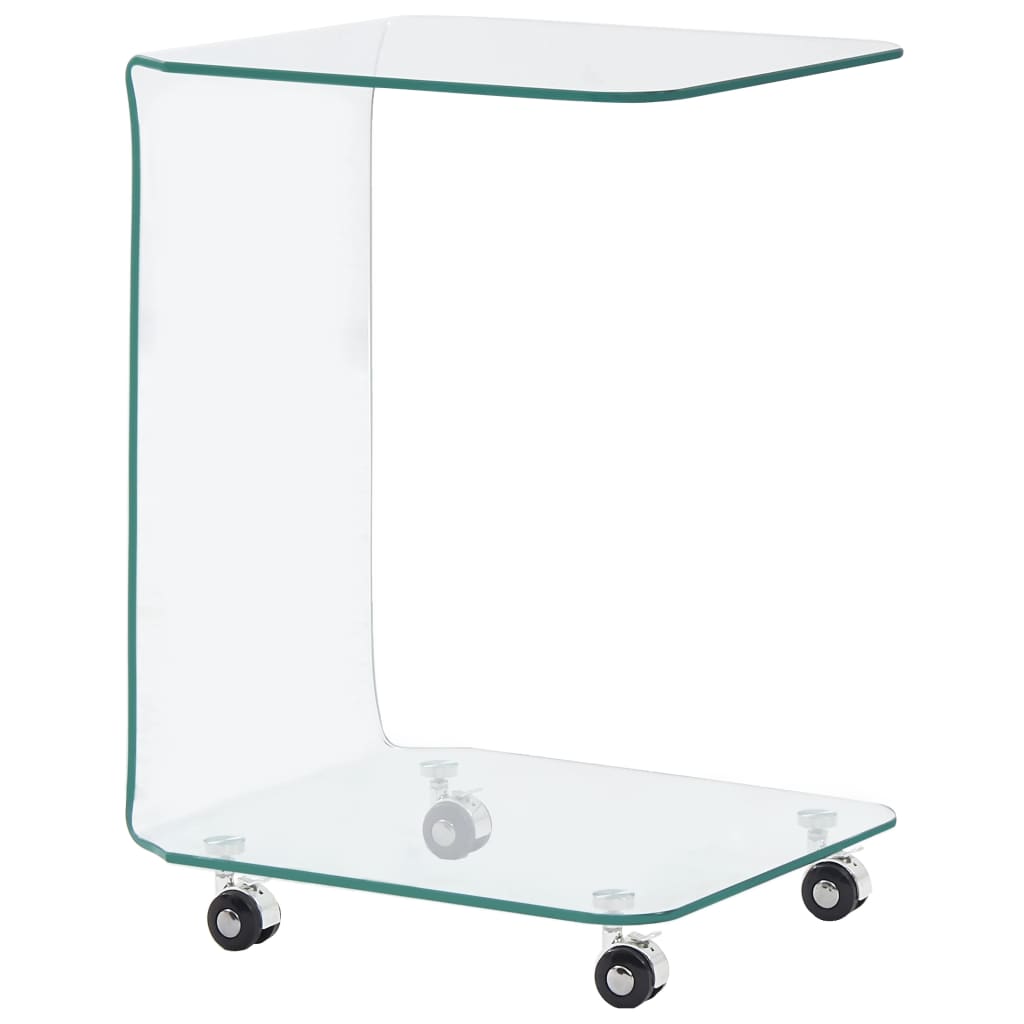 Table basse 45x40x63 cm Verre trempé