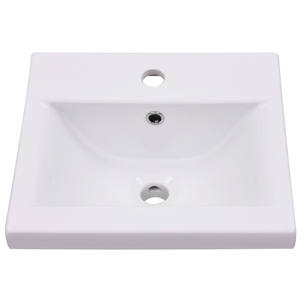 Lavabo encastré 42 x 39 x 18 cm Céramique Blanc