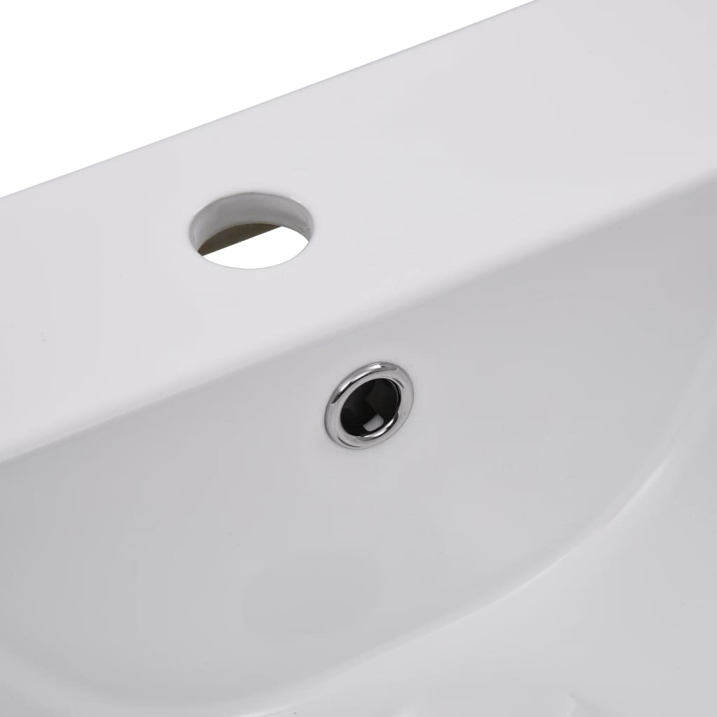 Lavabo encastré 42 x 39 x 18 cm Céramique Blanc