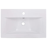 Lavabo encastré 61 x 39,5 x 18,5 cm Céramique Blanc