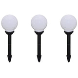 6 pcs Lampes d'allée d'extérieur à LED 20 cm et piquet au sol