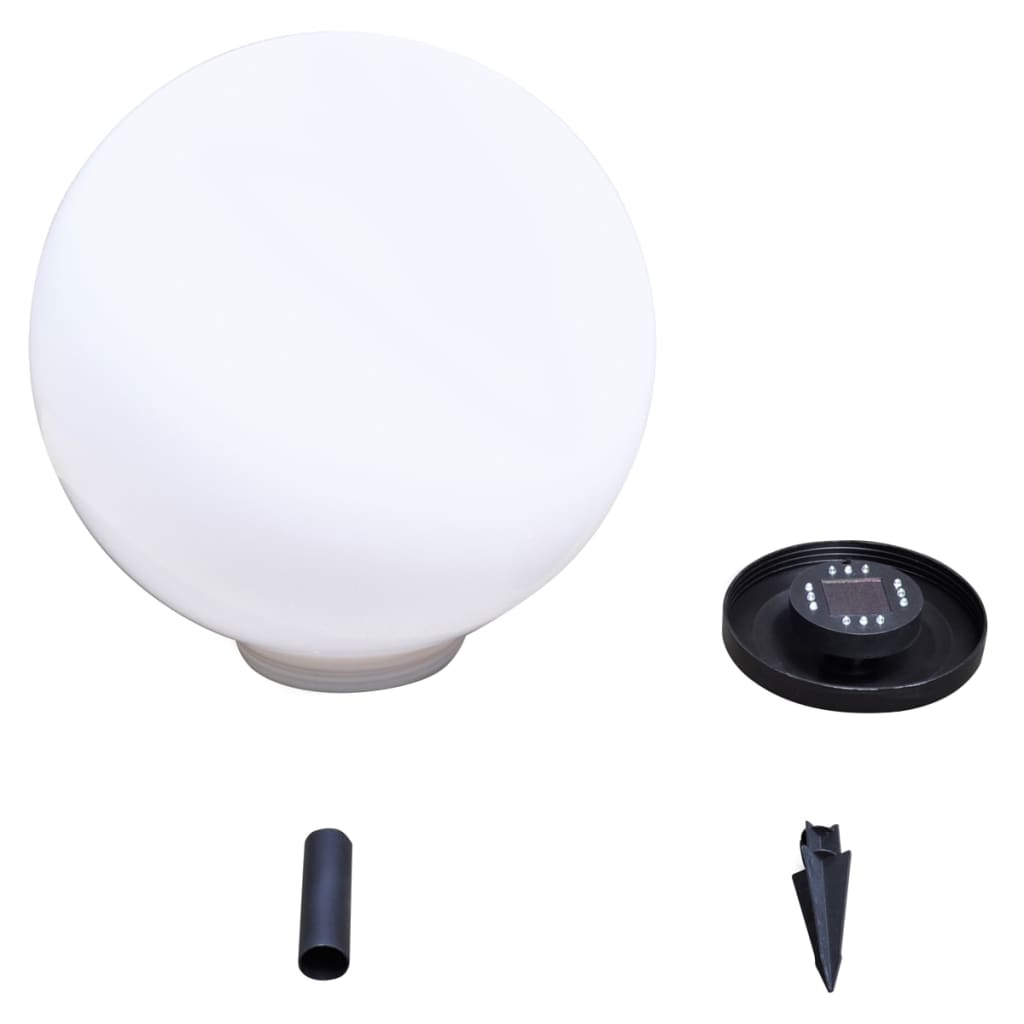 2 pcs Lampes d'allée d'extérieur à LED 50 cm et piquet au sol