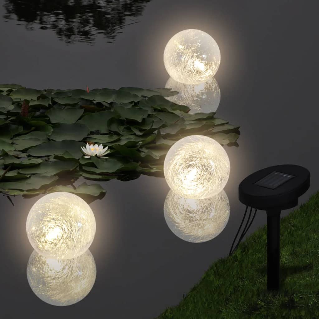 Lampes flottantes à LED 6 pcs pour étang et piscine