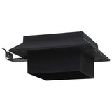 Lampes solaires à LED carrées d'extérieur 12 pcs 12 cm Noir