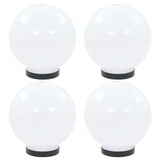 Lampes à LED sous forme de boule 4 pcs Sphérique 20 cm PMMA