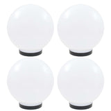 Lampes à LED sous forme de boule 4 pcs Sphérique 25 cm PMMA