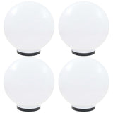 Lampes à LED sous forme de boule 4 pcs Sphérique 40 cm PMMA