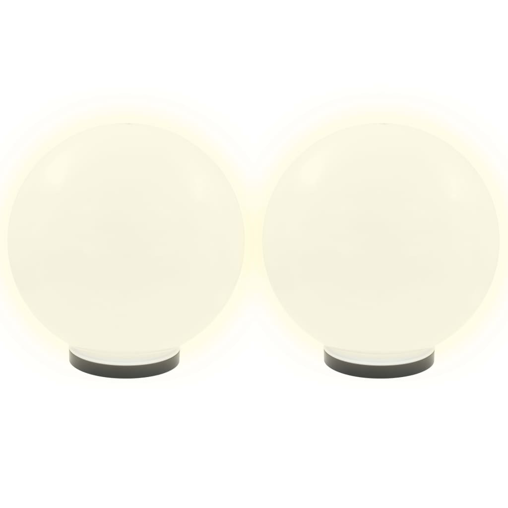 Lampes à LED sous forme de boule 4 pcs Sphérique 40 cm PMMA