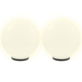 Lampes à LED sous forme de boule 4 pcs Sphérique 40 cm PMMA