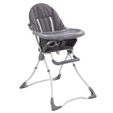 Chaise haute pour bébé Gris et blanc