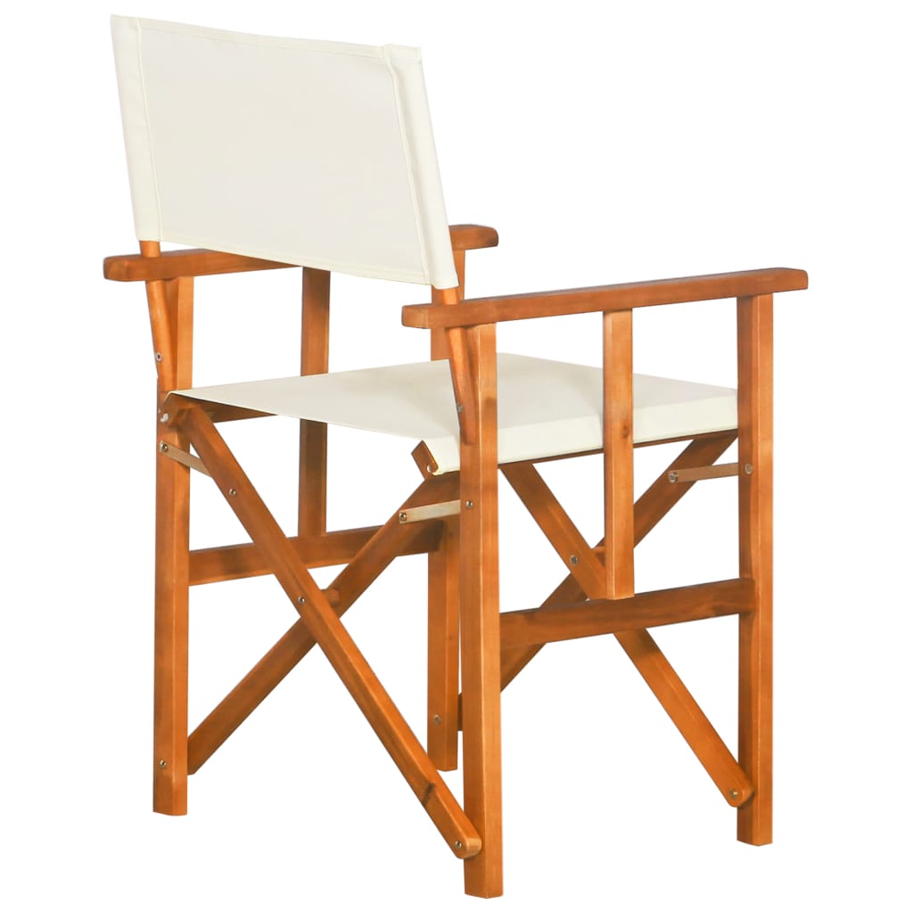 Chaises de metteur en scène lot de 2 Bois massif d'acacia