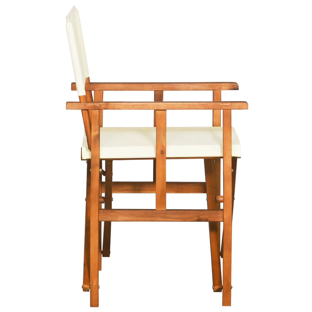 Chaises de metteur en scène lot de 2 Bois massif d'acacia