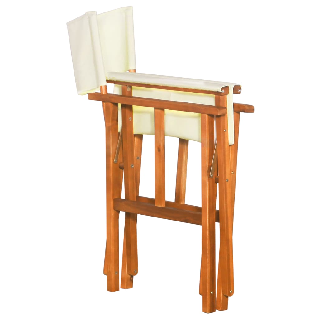 Chaises de metteur en scène lot de 2 Bois massif d'acacia