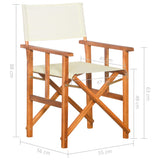 Chaises de metteur en scène lot de 2 Bois massif d'acacia