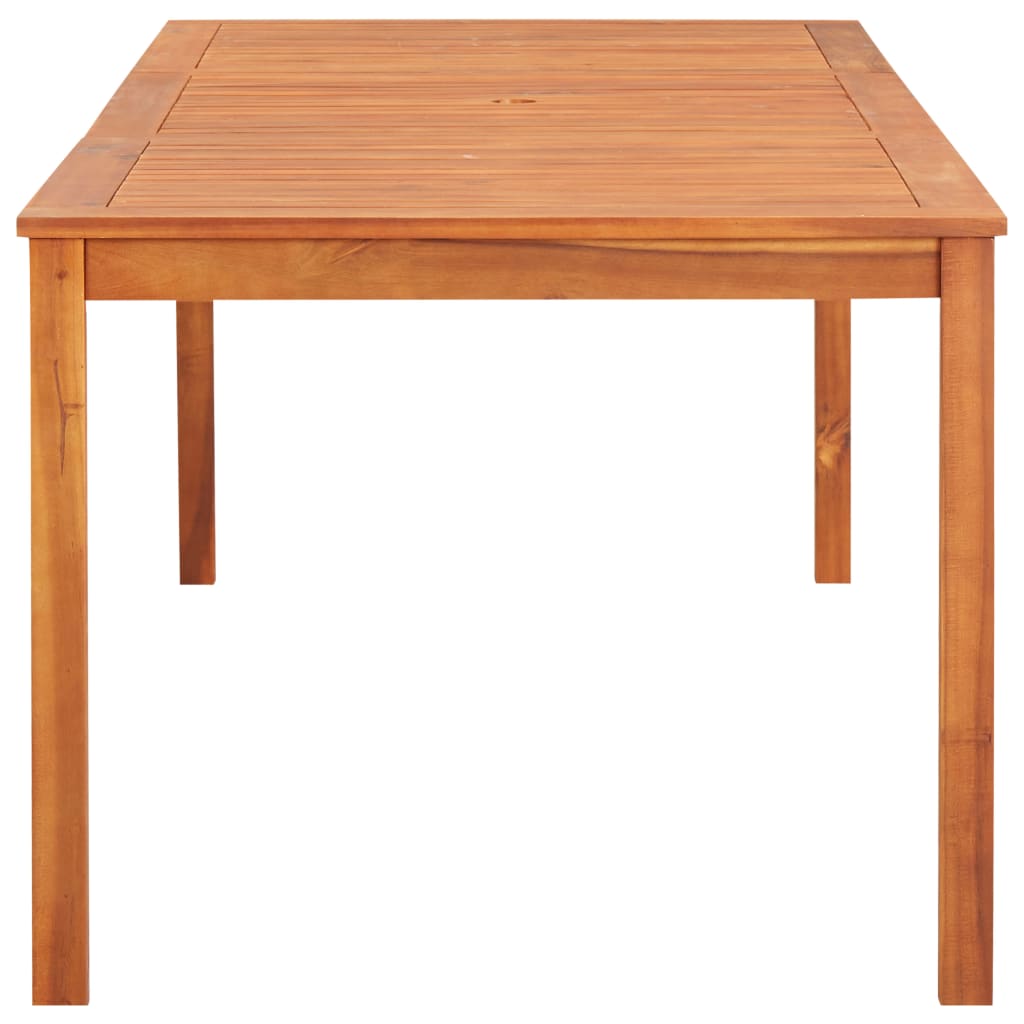 Table de jardin 215x90x74 cm Bois d'acacia massif