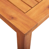 Table de jardin 215x90x74 cm Bois d'acacia massif