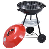 Barbecue portable XXL au charbon avec roues 44 cm