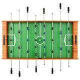 Table de football pliante 121 x 61 x 80 cm Marron clair