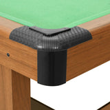 Table de billard 4 pieds 122x61x76 cm Marron