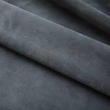 Blackout curtains and hook 2pcs Velvet Anthracite 140x225cm