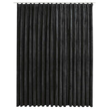 Blackout curtain with hooks Velvet Anthracite 290x245 cm