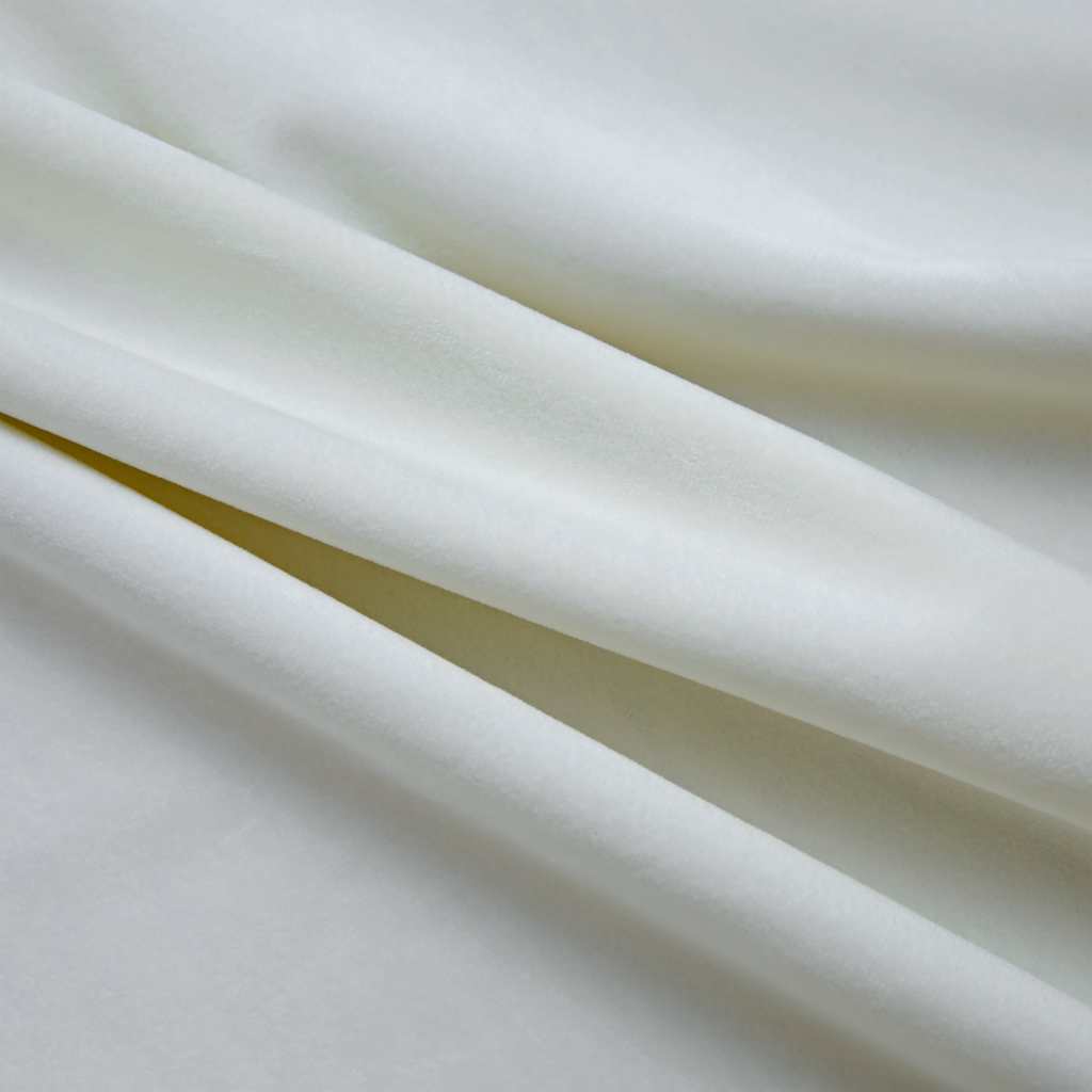 Blackout curtain with metal rings Velvet Cream 290x245 cm