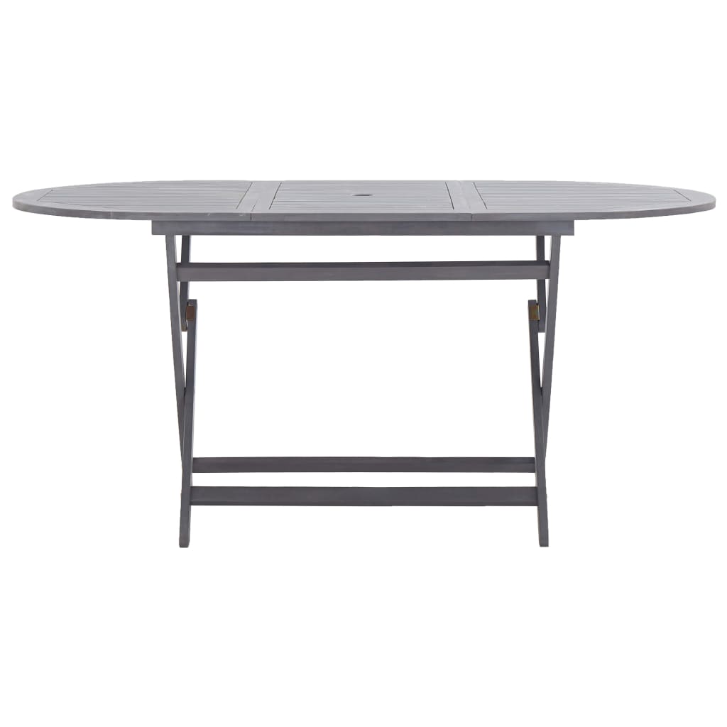 Table de jardin pliable 160x85x75 cm Bois d'acacia massif